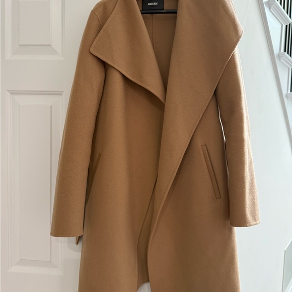 Mackage Women's Tan Trench Coat - Picture 1 of 5